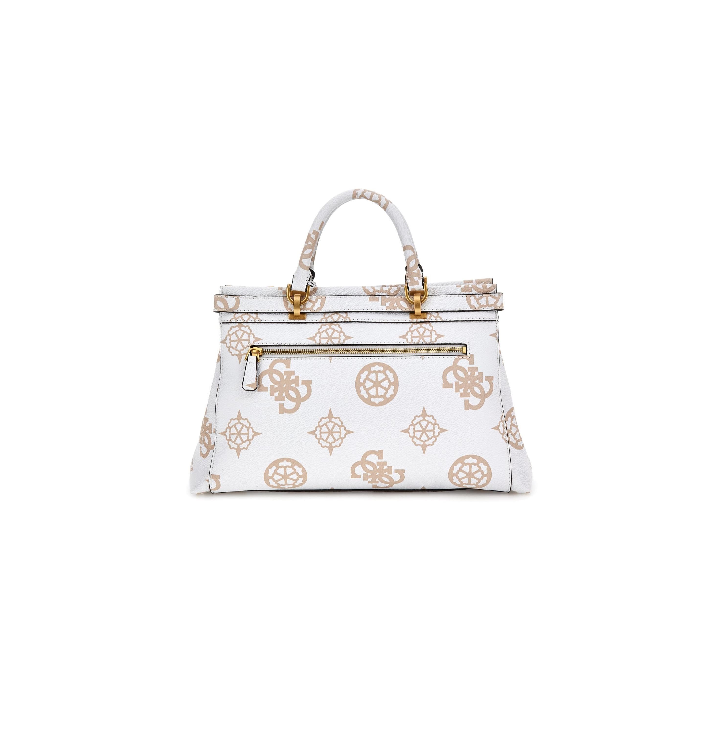 Borsa a Mano Guess donna chiusura con zip e tracolla in ecopelle logata