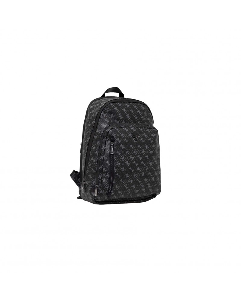 Zaino Guess uomo materiale ecopelle logato chiusura con zip