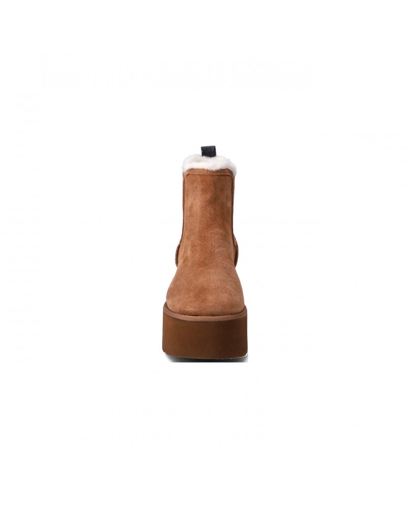 Stivaletto Guess donna scamosciato con para alta e pelliccia interna